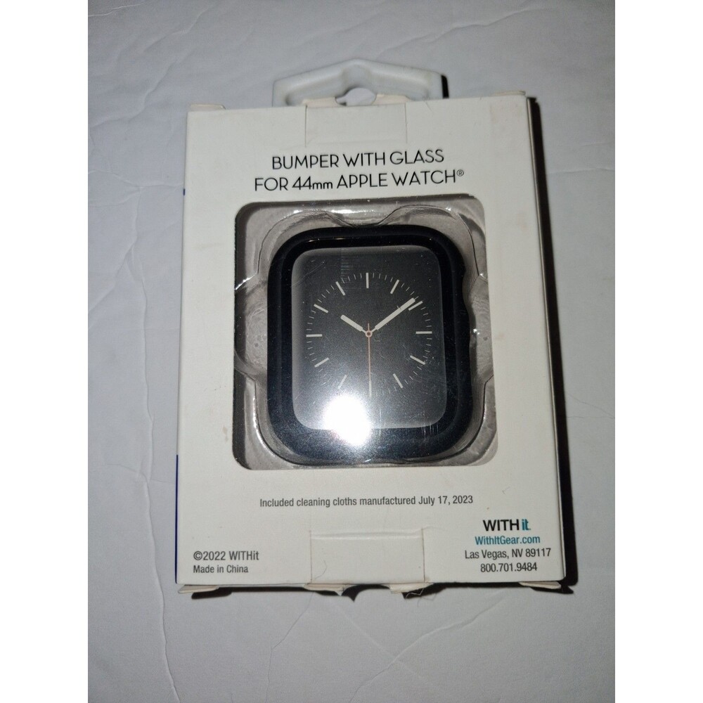 44mm Apple Watch Bumper Case With Glass Screen Protector New In Package